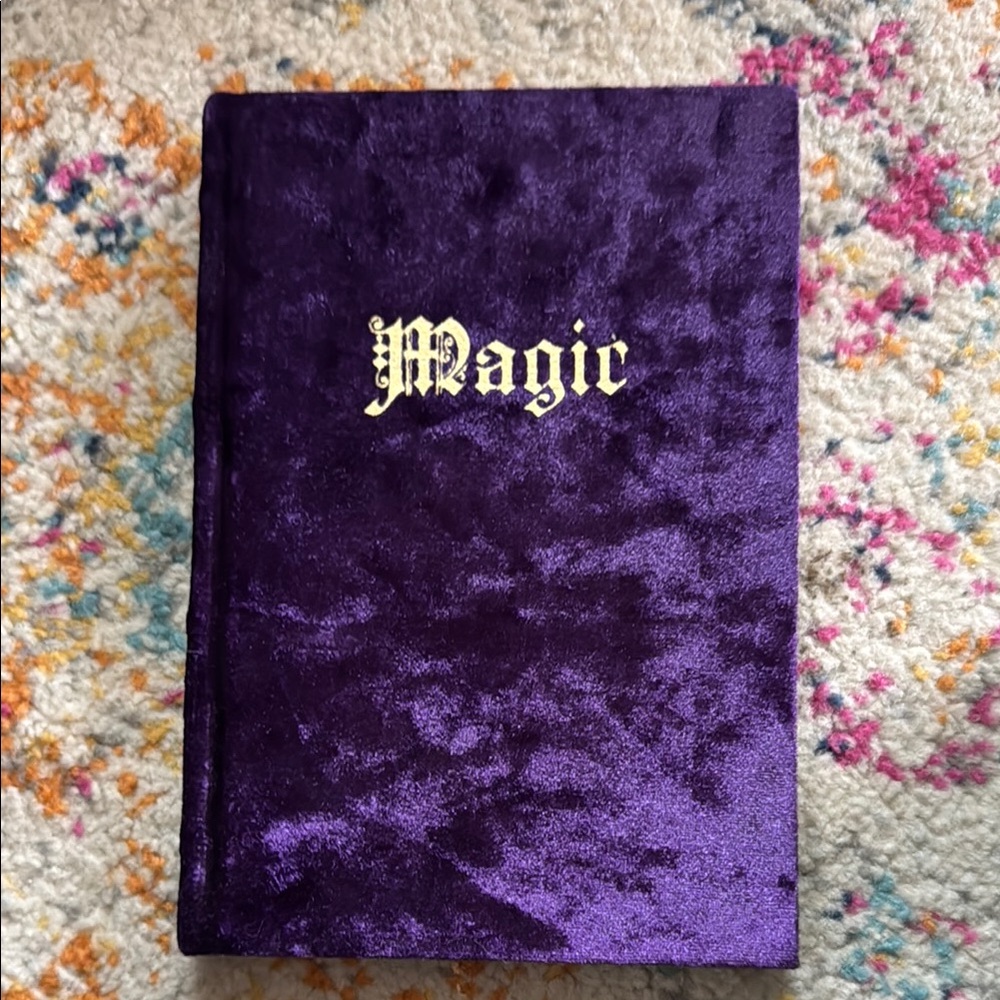 Purple Velvet 'Magic' Journal